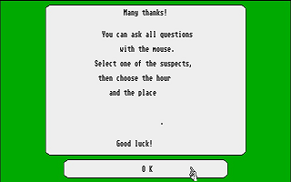 Hercules Poirot atari screenshot